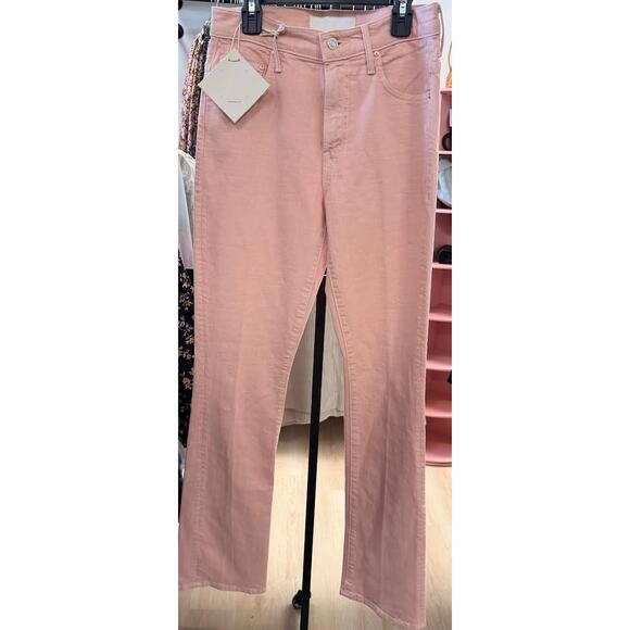 Mother - Insider Hover High-rise Jean PINK SZ 26 - Picture 3 of 4